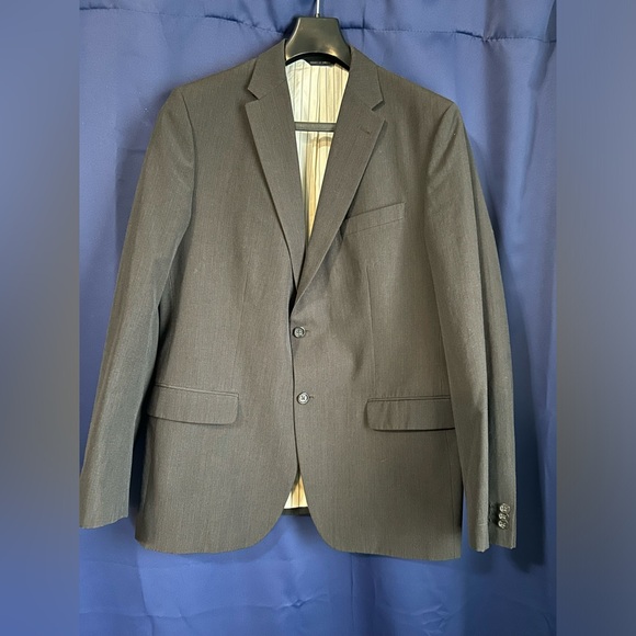 Banana Republic Wool/Cotton-blend Pinstripe Blazer - Picture 1 of 4